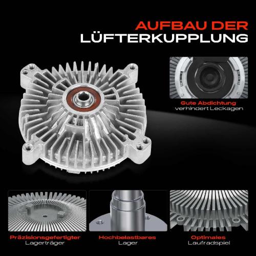 1x Lüfterkupplung Kühlerlüfte für Mercedes-Benz W140 C140 R129 Bild 1x Lüfterkupplung Kühlerlüfte für Mercedes-Benz W140 C140 R129