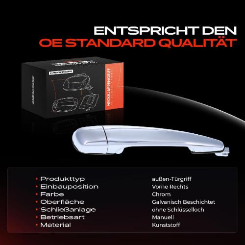 1x Türgriff Rechts außen für BMW 3er E46 3er Cabriolet 3er Coupe 3er Touring 1.6L 1.9L 2.0L 1997-2007 Bild 1x Türgriff Rechts außen für BMW 3er E46 3er Cabriolet 3er Coupe 3er Touring 1.6L 1.9L 2.0L 1997-2007