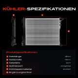 1x Kühler Wasserkühler Motorkühler für Hyundai Tucson TL TLE iX35 KIA Sportage