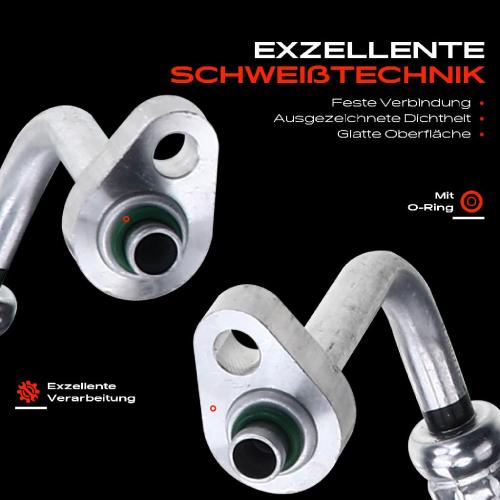 1x Hochdruckleitung Niederdruckleitung Klimaanlage für Ford Fiesta V JD JH Fusion JU 1.4L Bild 1x Hochdruckleitung Niederdruckleitung Klimaanlage für Ford Fiesta V JD JH Fusion JU 1.4L