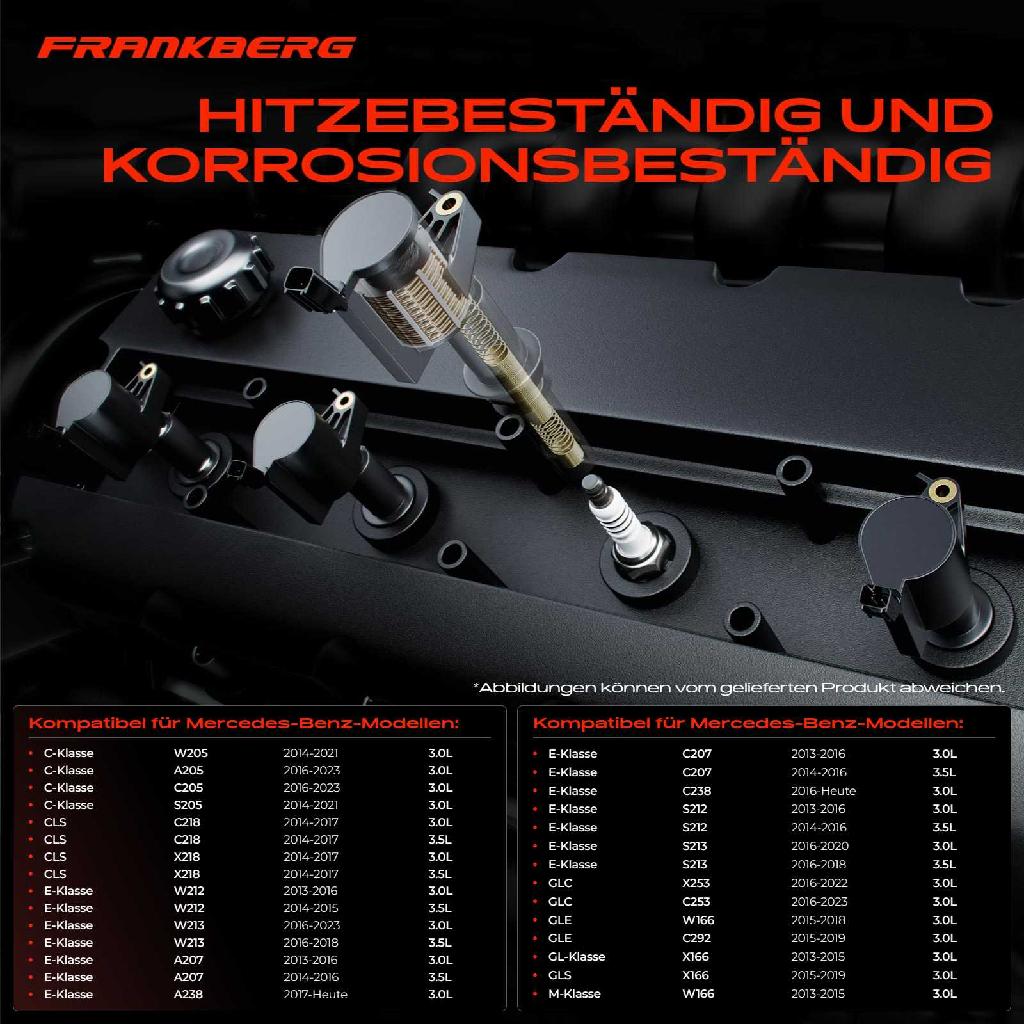 1x Zündmodul Zündspule für Mercedes-Benz W205 A205 C205 S205 C218 X218 W212 W213 A207 A238 C207 C238 S212 S213