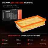 2x Luftfilter Filtereinsatz für Opel Zafira Vivaro Peugeot 308 Citroën C4 Toyota