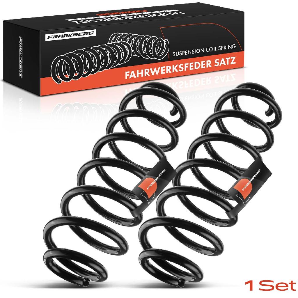 Frankberg 2x Fahrwerksfeder Hinterachse für VW Passat 362 Passat Variant 365 2.0L 2010-2014