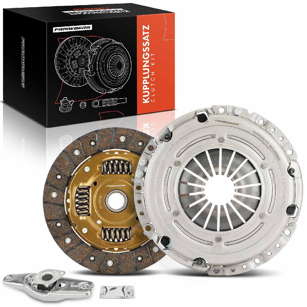 Frankberg 1x Kupplungssatz für VW Fox Schrägheck Load UP Polo UP! Seat Cordoba Ibiza III IV Sportcoupe ST Mii Skoda