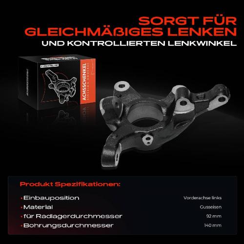 1x Achsschenkel Radaufhängung Vorderachse Links für Mercedes-Benz W447 Marco V Vito Bild 1x Achsschenkel Radaufhängung Vorderachse Links für Mercedes-Benz W447 Marco V Vito