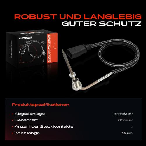 1x Abgastemperatursensor für Audi A6 Allroad Avant A7 Sportback Q7 Bild 1x Abgastemperatursensor für Audi A6 Allroad Avant A7 Sportback Q7