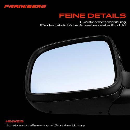 Frankberg 1x Außenspiegel Links für VW Caddy Alltrack MPV SAB SAA 2C 2K 2K 2C Bj ab 2004 Bild Frankberg 1x Außenspiegel Links für VW Caddy Alltrack MPV SAB SAA 2C 2K 2K 2C Bj ab 2004