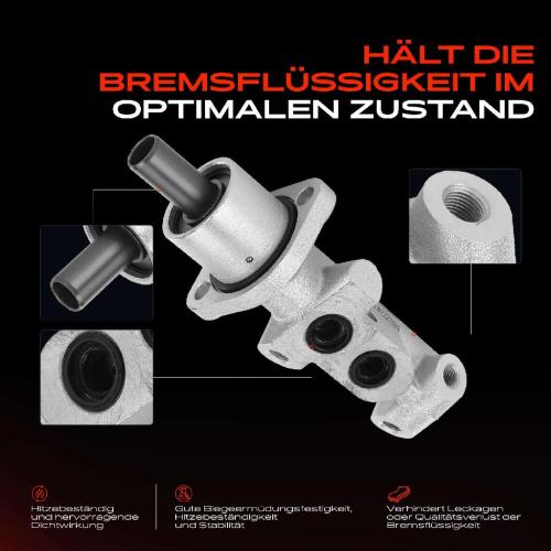 1x Hauptbremszylinder Bremszylinder für Toyota Yaris NCP1 NLP1 SCP1 1.0L 1.3L 1.4L Bild 1x Hauptbremszylinder Bremszylinder für Toyota Yaris NCP1 NLP1 SCP1 1.0L 1.3L 1.4L