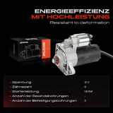 1x Anlasser Starter für VW Golf I II III IV Cabriolet Variant Polo Classic Variant Passat Variant