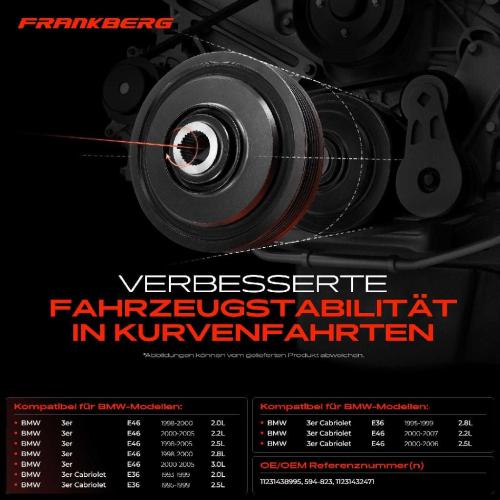 1x Riemenscheibe Kurbelwelle für BMW E46 E36 E39 E38 E53 320i 328i 528i 1993-2006 Bild 1x Riemenscheibe Kurbelwelle für BMW E46 E36 E39 E38 E53 320i 328i 528i 1993-2006