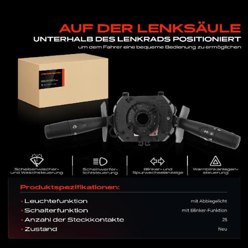 1x Kombischalter Lenkstockschalter für Fiat Doblo Kasten/MPV 223 2001-2010 Bild 1x Kombischalter Lenkstockschalter für Fiat Doblo Kasten/MPV 223 2001-2010