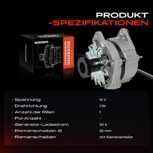 1x Lichtmaschine Generator für VW Golf 2 3 Passat BMW E34 Audi 100 80 Seat Bild 1x Lichtmaschine Generator für VW Golf 2 3 Passat BMW E34 Audi 100 80 Seat