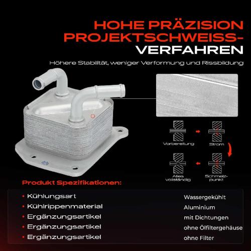 1x Ölkühler Motoröl für Renault Megane Kadjar Espace Talisman Nissan Juke Bild 1x Ölkühler Motoröl für Renault Megane Kadjar Espace Talisman Nissan Juke