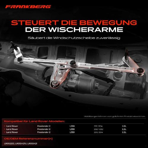 1x Wischergestänge Vorne für Land Rover Freelander 2 FA 2007-2014 Bild 1x Wischergestänge Vorne für Land Rover Freelander 2 FA 2007-2014