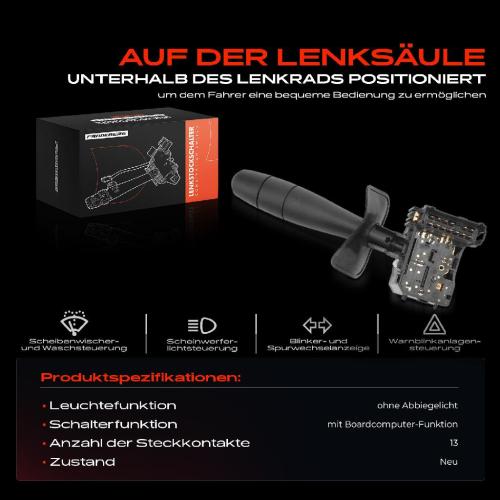 1x Kombischalter Lenkstockschalter für Dacia Logan LS Express FS Pick-up US Sandero Bild 1x Kombischalter Lenkstockschalter für Dacia Logan LS Express FS Pick-up US Sandero