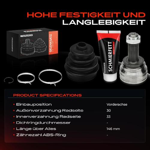 1x Antriebswelle Gelenksatz Vorderachse für BMW X5 E70 F15 F85 X6 E71 E72 F16 F86 2006-2019 Bild 1x Antriebswelle Gelenksatz Vorderachse für BMW X5 E70 F15 F85 X6 E71 E72 F16 F86 2006-2019