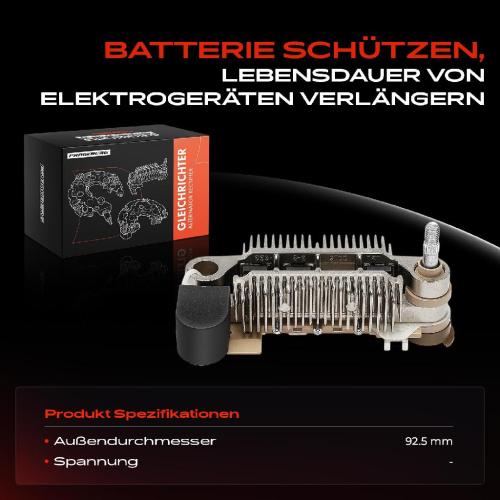 1x Gleichrichter Generator für Suzuki SX4 Splash Swift III Opel Agila (B) Bild 1x Gleichrichter Generator für Suzuki SX4 Splash Swift III Opel Agila (B)