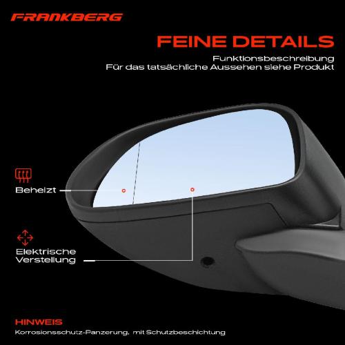 1x Außenspiegel Links für Fiat 500L 351 352 0.9L 1.2L 1.4L 1.6L Bj ab 2012 Bild 1x Außenspiegel Links für Fiat 500L 351 352 0.9L 1.2L 1.4L 1.6L Bj ab 2012