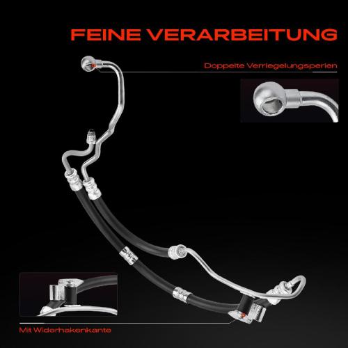 1x Hydraulikschlauch Lenkung für BMW E60 E61 523i 525i 530i E63 E64 630i N52 Bild 1x Hydraulikschlauch Lenkung für BMW E60 E61 523i 525i 530i E63 E64 630i N52