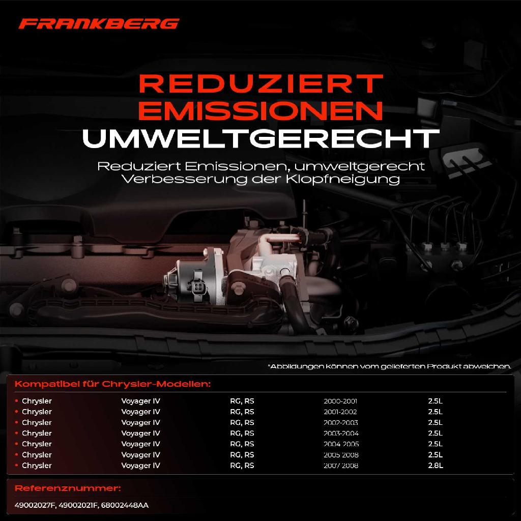 1x AGR-Ventil Abgasrückführungsventil für Chrysler Voyager IV RG RS 2.5L 2.8L 2000-2008