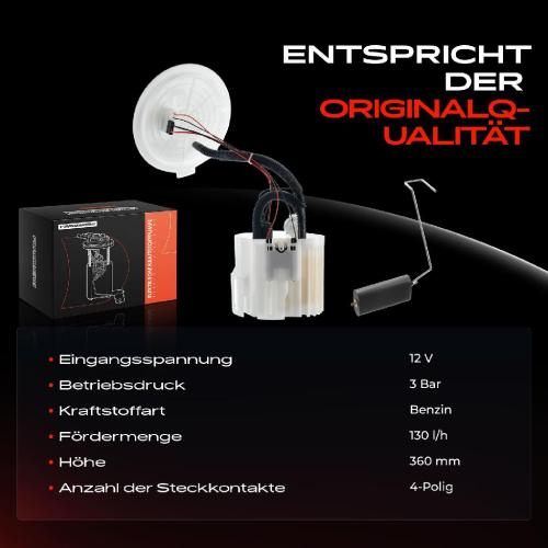 Frankberg 1x Kraftstoffpumpe für Opel Zafira B Kasten/MPV Zafira/Zafira Family 1.8L 1.6L 2005-2015 Bild Frankberg 1x Kraftstoffpumpe für Opel Zafira B Kasten/MPV Zafira/Zafira Family 1.8L 1.6L 2005-2015