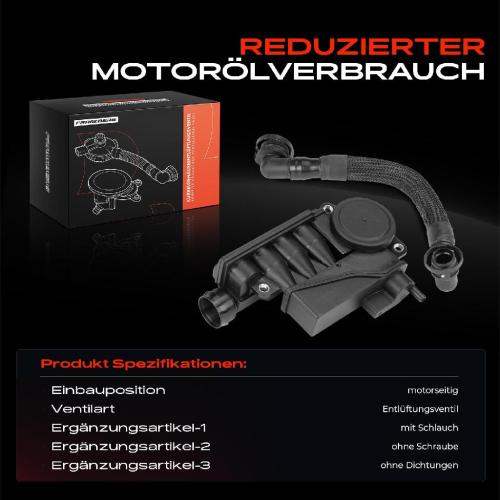 2x Reparatursatz Kurbelgehäuseentlüftung für VW Touareg BXA BSM BAR Audi A6 A8 Q7 Bild 2x Reparatursatz Kurbelgehäuseentlüftung für VW Touareg BXA BSM BAR Audi A6 A8 Q7