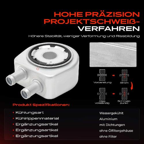 1x Ölkühler Motoröl für Nissan Primera Opel Movano Renault Clio I Espace Megane I Bild 1x Ölkühler Motoröl für Nissan Primera Opel Movano Renault Clio I Espace Megane I