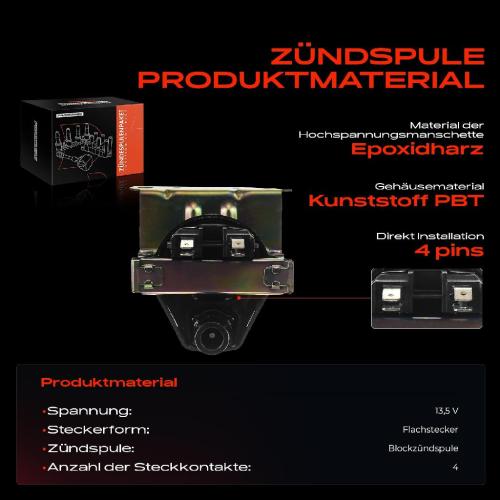 1x Zündmodul Zündspule für Opel Astra F Cabriolet Caravan CC Kasten/Kombi Combo Kasten/MPV Bild 1x Zündmodul Zündspule für Opel Astra F Cabriolet Caravan CC Kasten/Kombi Combo Kasten/MPV