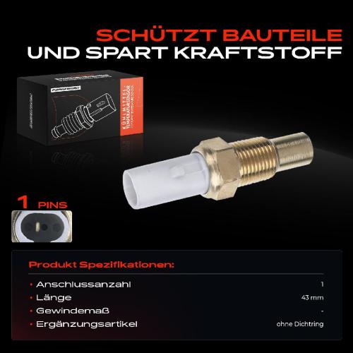 Frankberg 1x Kühlmitteltemperatur Sensor Temperatursensor für Toyota Camry Carina E Corolla Bild Frankberg 1x Kühlmitteltemperatur Sensor Temperatursensor für Toyota Camry Carina E Corolla