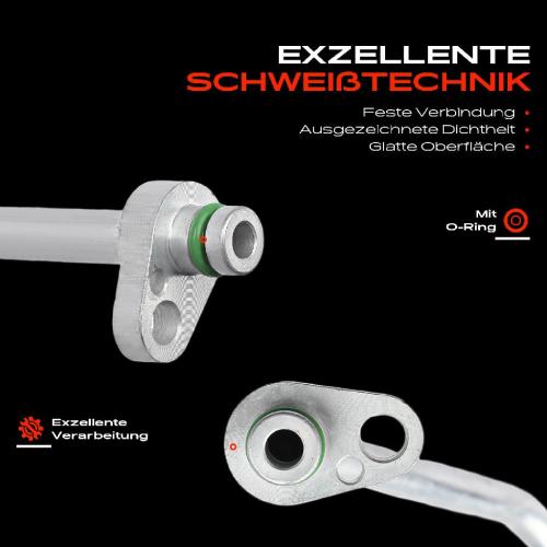 1x Hochdruckleitung Klimaanlage für VW Golf VII Audi A3 Seat Leon Skoda Octavia 3 Bild 1x Hochdruckleitung Klimaanlage für VW Golf VII Audi A3 Seat Leon Skoda Octavia 3