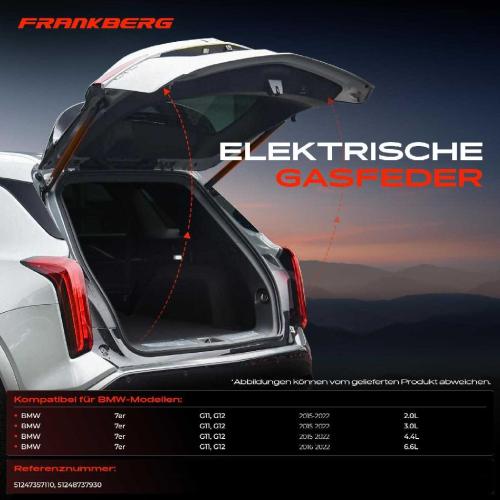 1x Gasfeder Elektrisch Heckklappe Hinten Rechts für BMW 7er G11 G12 2.0L-6.6L Bild 1x Gasfeder Elektrisch Heckklappe Hinten Rechts für BMW 7er G11 G12 2.0L-6.6L