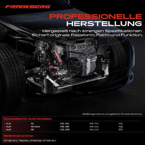 1x Spannrolle Riemenspanner für Audi A6 Avant 4B C5 4.2L A8 4D2 4D8 3.7L Bild 1x Spannrolle Riemenspanner für Audi A6 Avant 4B C5 4.2L A8 4D2 4D8 3.7L