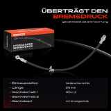 1x Bremsschlauch Bremsschläuche Vorderachse Rechts für Subaru Forester SH SJ XV GP