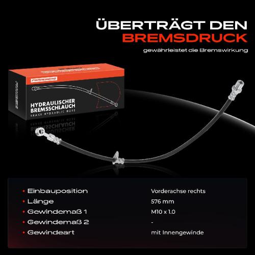 1x Bremsschlauch Bremsschläuche Vorderachse Rechts für Subaru Forester SH SJ XV GP Bild 1x Bremsschlauch Bremsschläuche Vorderachse Rechts für Subaru Forester SH SJ XV GP