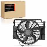 Frankberg 1x Motorkühller Einfachlüfter mit Kühlerlüfterrahmen BMW E53 X5 2000-2006 3.0L 4.4L 4.6L 4.8L