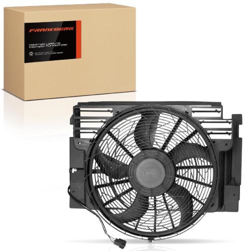 Frankberg 1x Motorkühller Einfachlüfter mit Kühlerlüfterrahmen BMW E53 X5 2000-2006 3.0L 4.4L 4.6L 4.8L Bild Frankberg 1x Motorkühller Einfachlüfter mit Kühlerlüfterrahmen BMW E53 X5 2000-2006 3.0L 4.4L 4.6L 4.8L