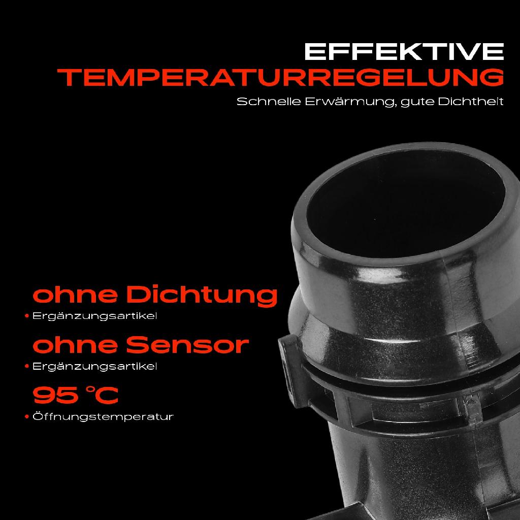 1x Thermostat Kühlmittel für VW Audi A3 8P1 A4 8K2 A5 Seat Exeo Skoda Superb II