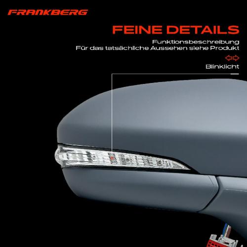 Frankberg 1x Außenspiegel Links für Ford Mondeo V CE CD CF 1.0L 1.5L 1.6L 2.0L 2.5L Bj ab 2012 Bild Frankberg 1x Außenspiegel Links für Ford Mondeo V CE CD CF 1.0L 1.5L 1.6L 2.0L 2.5L Bj ab 2012