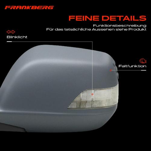 Frankberg 1x Außenspiegel Links für Honda CR-V III RE 2.0L 2.2L 2006-2012 Bild Frankberg 1x Außenspiegel Links für Honda CR-V III RE 2.0L 2.2L 2006-2012