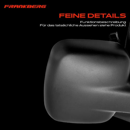 Frankberg 1x Außenspiegel Rechts für Mercedes-Benz Vito Bus W638 2.0L 2.2L 2.3L 1996-2003 Bild Frankberg 1x Außenspiegel Rechts für Mercedes-Benz Vito Bus W638 2.0L 2.2L 2.3L 1996-2003