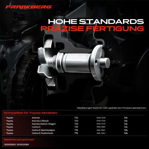 Frankberg 1x Wasserpumpe Kühlwasserpumpe für Toyota Avensis Station Wagon T22 Carina E T19 1.8L Bild Frankberg 1x Wasserpumpe Kühlwasserpumpe für Toyota Avensis Station Wagon T22 Carina E T19 1.8L