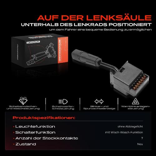 1x Kombischalter Lenkstockschalter für Renault 11 B/C37 9 L42 Rapid F40 Super 5 B/C40 Bild 1x Kombischalter Lenkstockschalter für Renault 11 B/C37 9 L42 Rapid F40 Super 5 B/C40