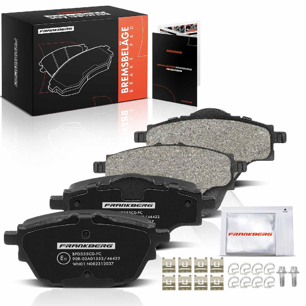 4x Bremsbeläge Hinterachse für Opel Grandland X Peugeot 3008 SUV 308 SW 5008 508 2013-2025