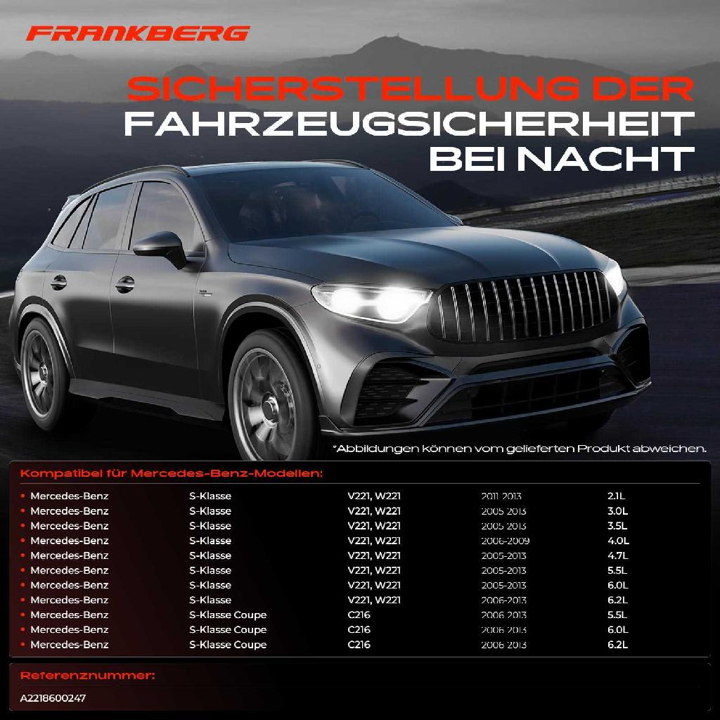 1x Scheinwerferreinigung Waschwasserdüse Vorne Rechts für Mercedes-Benz S-Klasse W221 V221 C216
