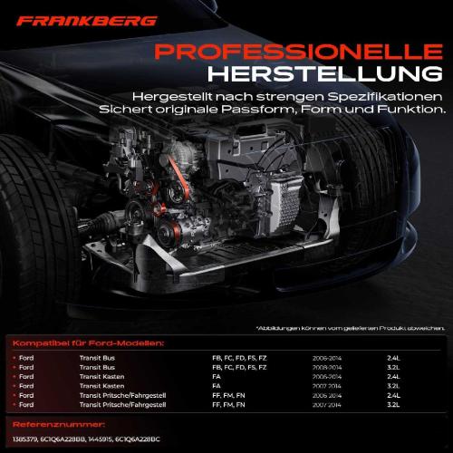 1x Spannrolle Riemenspanner für Ford Transit 2006-2014 2.4L 3.2L Bild 1x Spannrolle Riemenspanner für Ford Transit 2006-2014 2.4L 3.2L