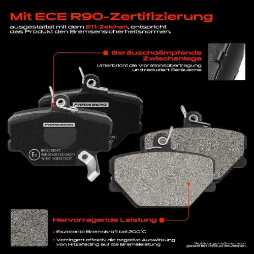 4x Bremsbeläge Vorderachse für Smart Cabrio City-Coupe Crossblade Fortwo Coupe Roadster 1998-2025 Bild 4x Bremsbeläge Vorderachse für Smart Cabrio City-Coupe Crossblade Fortwo Coupe Roadster 1998-2025