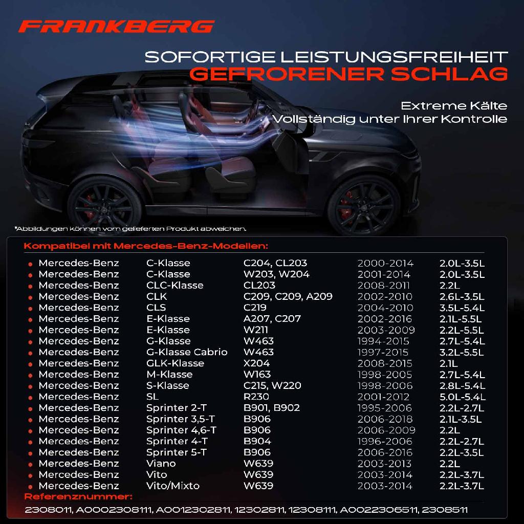 1x Klimakompressor für Mercedes-Benz C-Klasse W203 W204 C204 CL203 E-Klasse W211 A207 C207