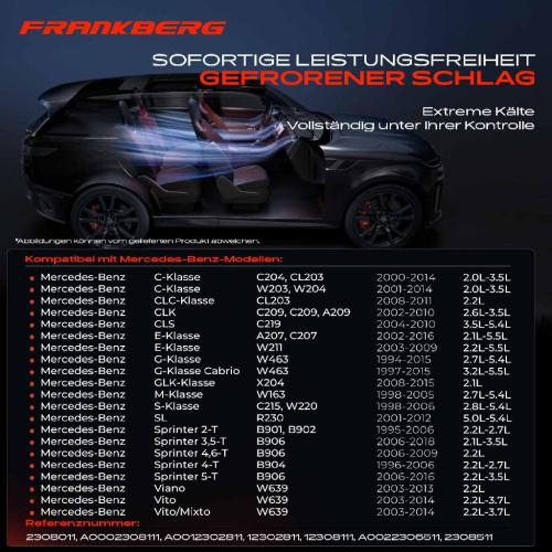 Frankberg 1x Klimakompressor für Mercedes-Benz C-Klasse W203 W204 C204 CL203 E-Klasse W211 A207 C207 Bild Frankberg 1x Klimakompressor für Mercedes-Benz C-Klasse W203 W204 C204 CL203 E-Klasse W211 A207 C207