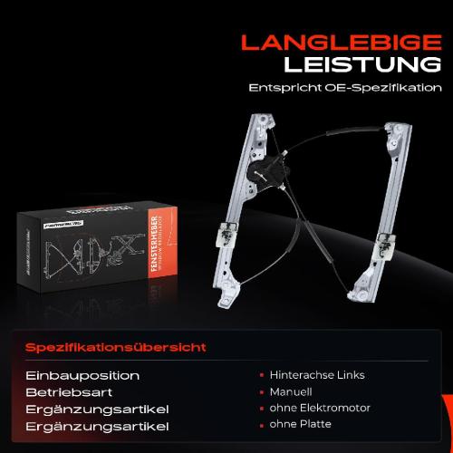 Frankberg 1x Fensterheber Hinten Links für Toyota Yaris P9 2005-2012 Bild Frankberg 1x Fensterheber Hinten Links für Toyota Yaris P9 2005-2012