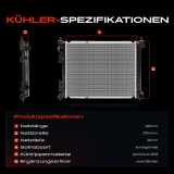 1x Kühler Wasserkühler Motorkühler für KIA Rio IV Hatchback Van Stonic Hatchback Van